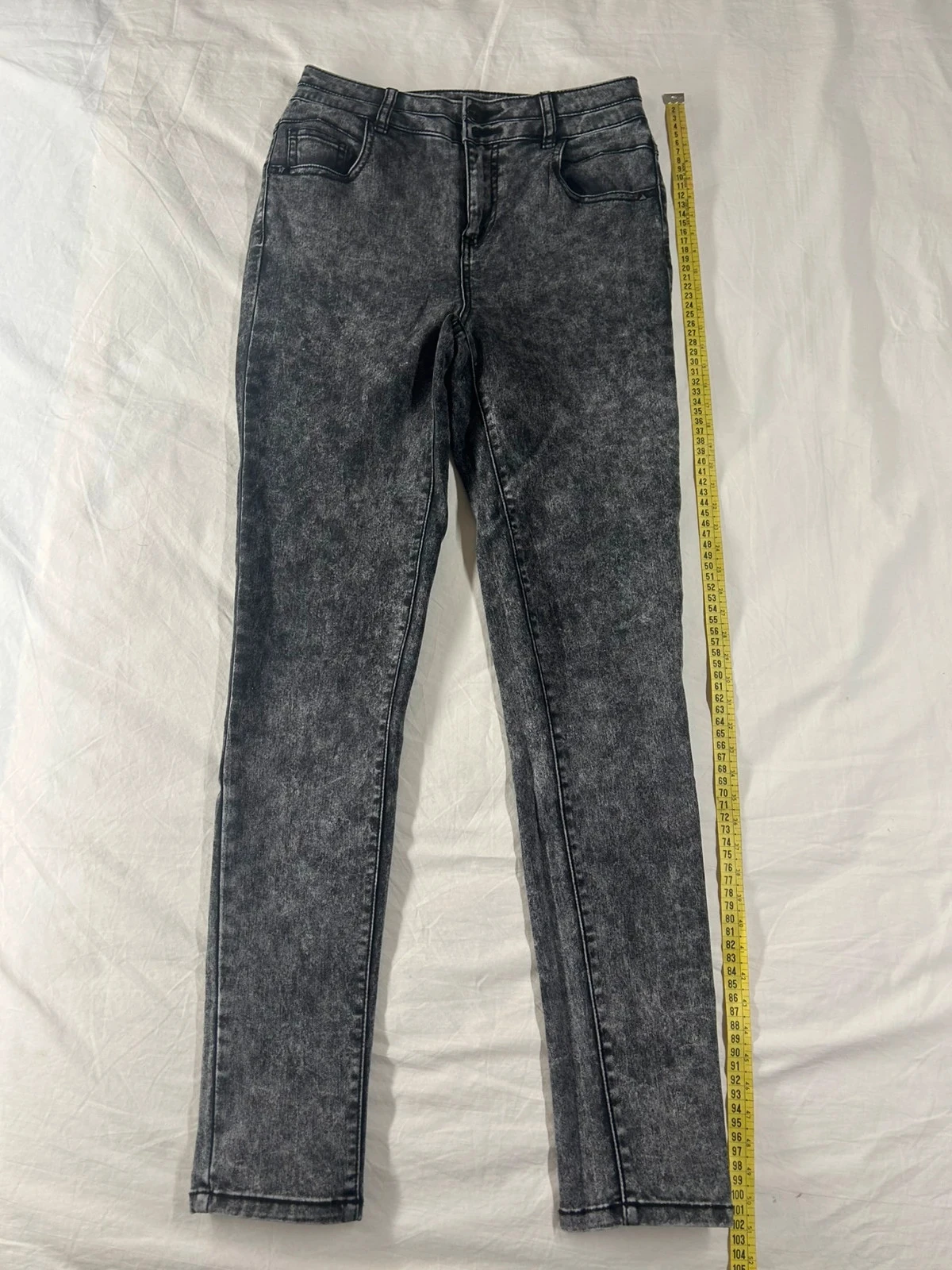Jean skinny noir gris cache cache taille 34